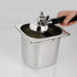 Kuti për mbetjet e espresit inox